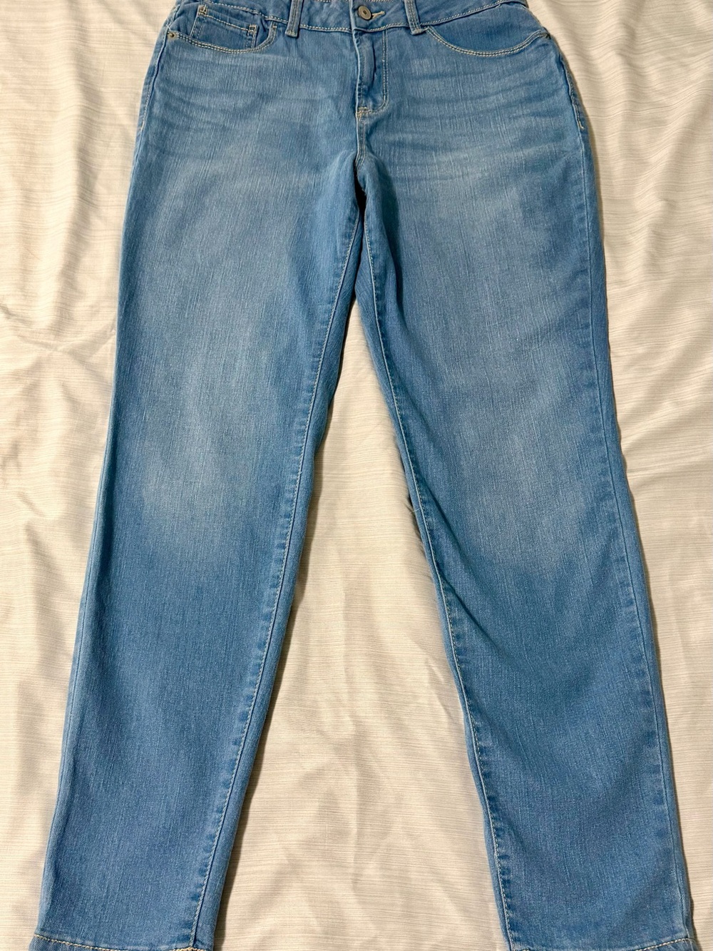 No Boundaries Light Blue Straight-Leg Women's Jeans